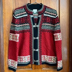 Gambridge Dry Goods 100% Wool Cardigan size S